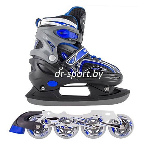 Коньки ледовые роликовые MaxCity  Volt ICE Combo boy 31-34